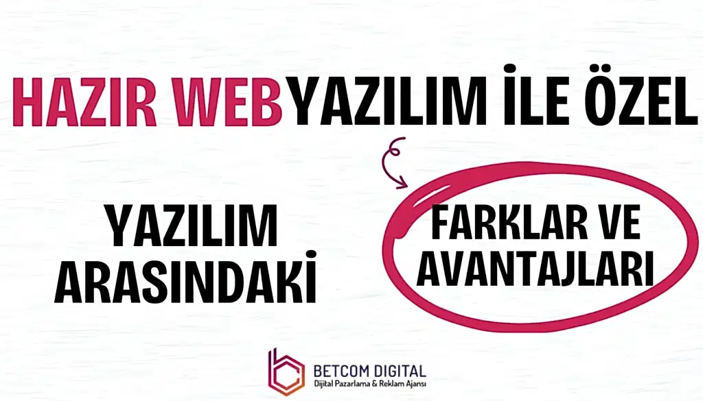 Hazır Web Yazılım ile Özel Yazılım Arasındaki Farklar ve Avantajları