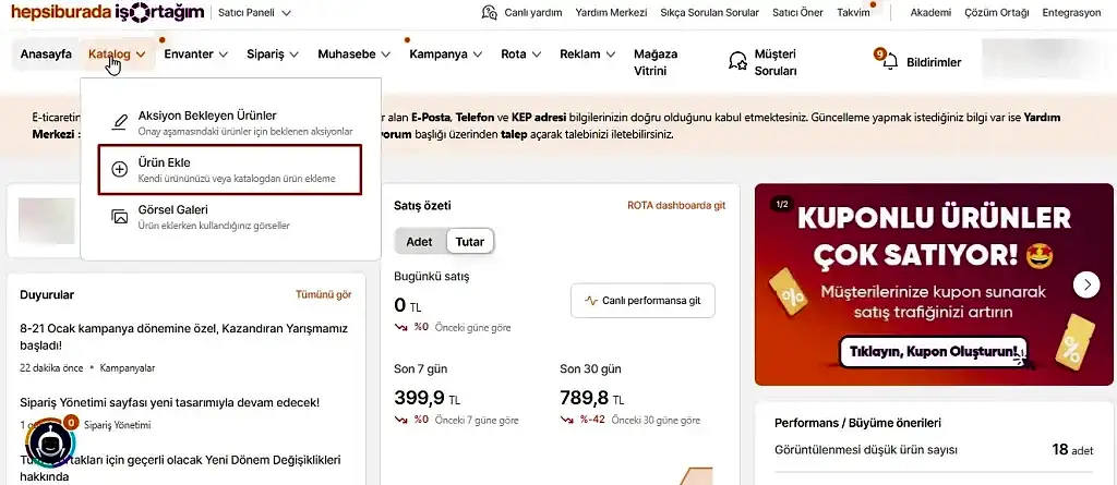 Hepsiburada Satış Danışmanlığı 8 Hepsiburada Mağaza Açma